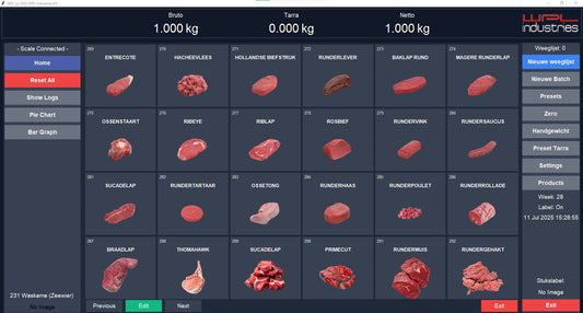 image van afbeeldingen van producten voor het etiketteren en voorverpakken