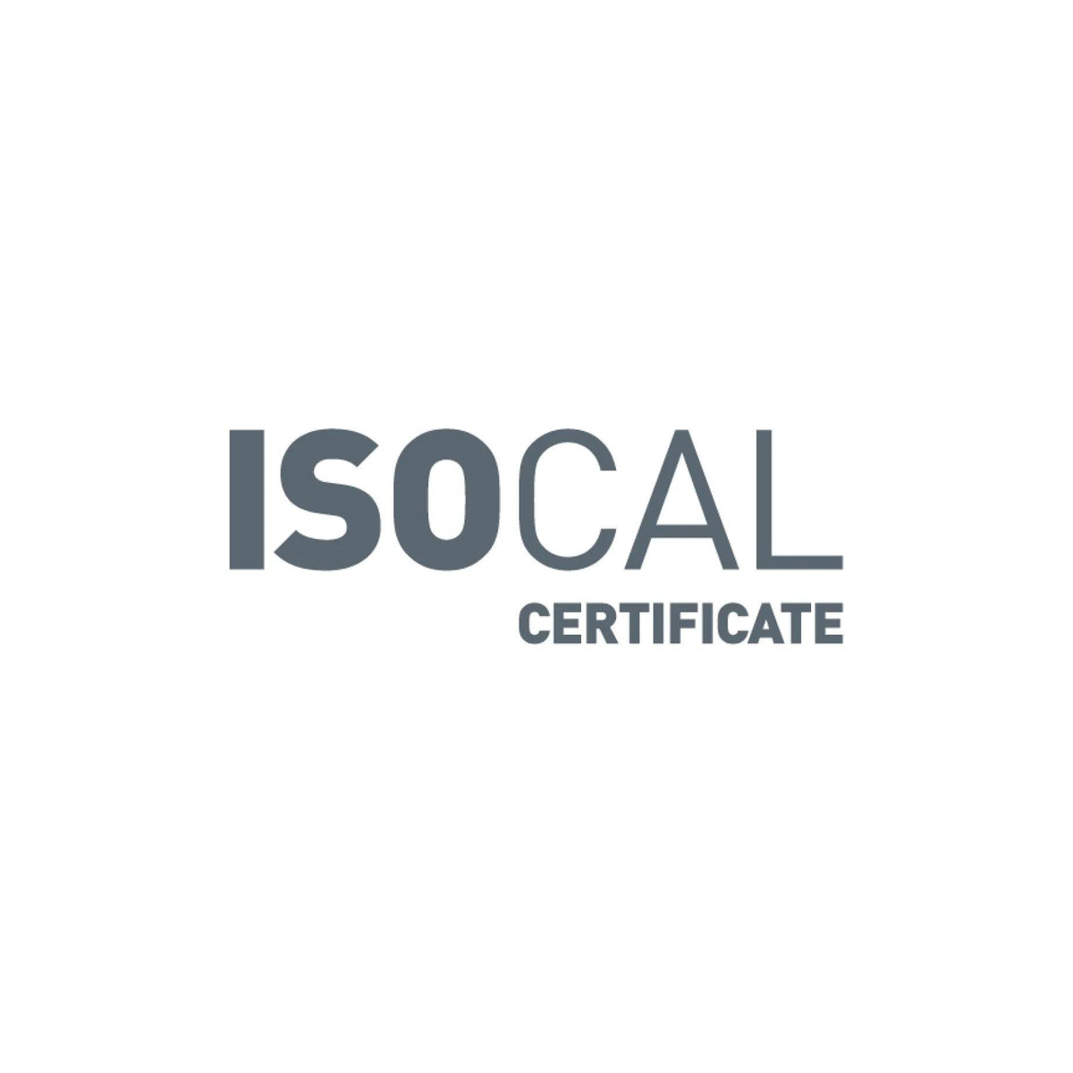 GRAM ISOCAL Certificate from 1501 kg to 3000 kg.