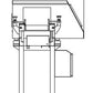 FM-3020 zijkant afmetingen