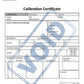 Adam Calibration certificate
