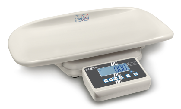 KERN Babyweegschaal MBC 15K2DM met weegplateau 600×280×55 mm
