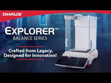 Video van OHAUS Explorer precisieweegschaal